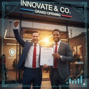 Erfolgreiche Gründer nach gesicherter Mikrokredit-Finanzierung durch die TONNIKUM® Agentur.