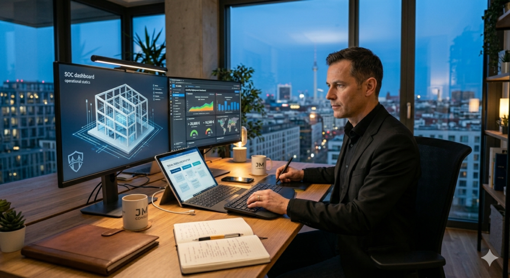 Business Engineer beim TONNIKUM® für das Sicherheitsgewerbe bei der rissfreien Strukturierung von Existenzgründungsberatung, Mikrodarlehen und der operativen Statik nach § 34a GewO
